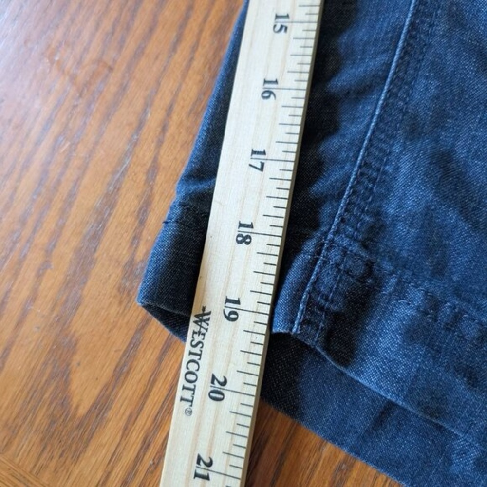 Lee Capri Natural Fit Just Below the waist Demin Cropped Cargo Straight Legs - Picture 7 of 9